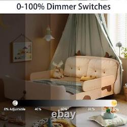 Interrupteur à variateur de lumière 3 voies 15A 120V pour CFL 600W LED 150W avec plaque de couverture 12Pack