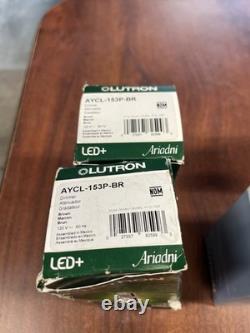 Interrupteur d’éclairage LED variateur Lutron Diva, lot de 12, tout neuf