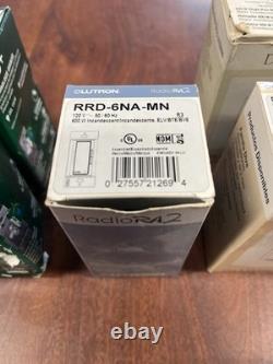 Interrupteur d’éclairage LED variateur Lutron Diva, lot de 12, tout neuf