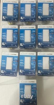 Interrupteur de lumière intelligent Lutron Diva DVRF-6L-WH-R (Pack de 10) LIVRAISON GRATUITE