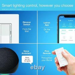 Interrupteur dimmer intelligent Lutron Diva pour Caseta nécessite un hub intelligent