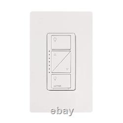 Interrupteur gradateur intelligent Lutron Caseta pour éclairage mural et plafonnier PD-6WCL