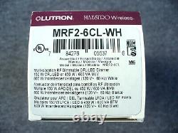 Interrupteur gradateur sans fil LUTRON Maestro MRF2-6CL-WH à variation RF multi-emplacements NEUF