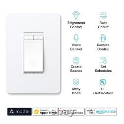 Interrupteur monopolaire, Wi-Fi 2,4 GHz, certifié