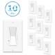 Interrupteur Variateur 10pk 15a Simple Et à 3 Voies Pour Led / Cfl / Halogène / Incandescent