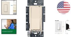 Interrupteur variateur 150W sans scintillement avec contrôle monopolaire/3 voies style Diva