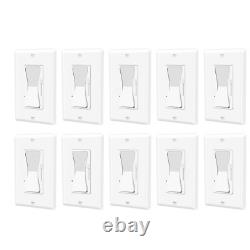Interrupteur variateur 3 voies 15A 120-277V LED / Incandescent / CFL ETL Liste 10PCS