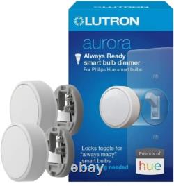 Interrupteur variateur Aurora pour ampoules intelligentes Philips Hue - Pack de 2 - Blanc