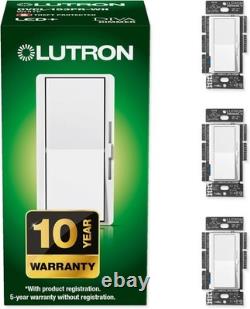 Interrupteur variateur Diva LED+, monopolaire, pack de 3 Interrupteur variateur Diva LED+, monopolaire, pack de 3