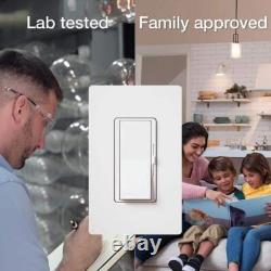 Interrupteur variateur Diva LED+ pour ampoules LED dimmables, 150 watts / monopolaire ou 3 voies Interrupteur variateur Diva LED+ pour ampoules LED dimmables, 150 watts / monopolaire ou 3 voies