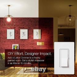 Interrupteur variateur Diva LED+ pour ampoules LED dimmables, 150 watts / monopolaire ou à 3 voies, blanc