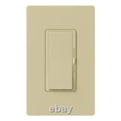 Interrupteur variateur Diva pour luminaires LED/fluorescents 0-10V, 8 Amp, monopolaire ou 3