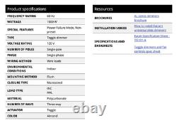 Interrupteur variateur Eaton lumineux clair TI3101 sans préréglage 1 pôle/3 voies 1000W LOT DE 10