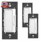 Interrupteur Variateur Led Radiant 450 W &agrave; Bascule 3 Voies Blanc, Lot De 3, Pass & Seymour