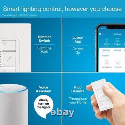 Interrupteur variateur LED moderne, fonctionnalité 3 voies compatible avec télécommande Pico