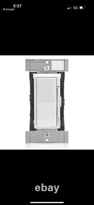 Interrupteur variateur Leviton Decora DDM06-1LZ Boîte de 10