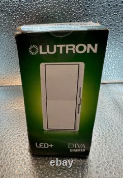 Interrupteur variateur Lutron Diva LED+ pour ampoules LED dimmables et incandescentes