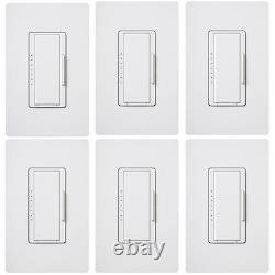 Interrupteur variateur Maestro LED+ avec plaque murale pour ampoules LED dimmables, 150 avec un pôle
