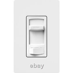 Interrupteur variateur Skylark Contour LED+ avec plaque murale pour ampoules LED, blanc (lot de 3)