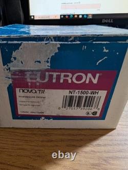 Interrupteur variateur de lumière Lutron NT-1500-WH