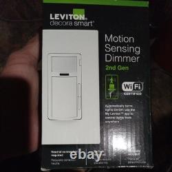 Interrupteur variateur de mouvement intelligent Decora, x5 Wi-Fi 2e génération, nécessite un fil neutre