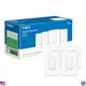 Interrupteur Variateur Intelligent 4 Pièces, Monopolaire, Wi-fi, Compatible Avec Google Home