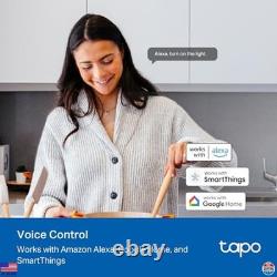 Interrupteur variateur intelligent 4 pièces, monopolaire, Wi-Fi, compatible avec Google Home