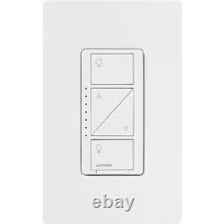 Interrupteur variateur intelligent Caseta pour lumières murales et plafonnières, 150W LED, blanc PD-6WCL-W