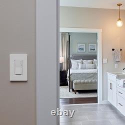 Interrupteur variateur intelligent Diva 2-pack pour lumières LED, compatible avec Alexa, sans neutre