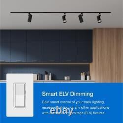 Interrupteur variateur intelligent Diva ELV+ pour éclairage Caseta, LED 250 W, neutre requis