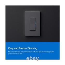 Interrupteur variateur intelligent Lutron Diva ELV+ pour éclairage Caseta, 250 watts LED, neutre