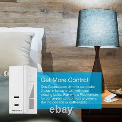 Interrupteur variateur intelligent à brancher pour lampes LED, CFL, incandescentes et halogènes