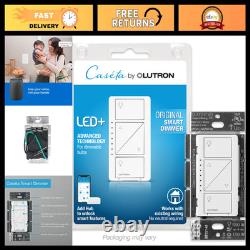 Interrupteur variateur intelligent pour ampoules LED et à incandescence, aucun fil neutre nécessaire, concentrateur requis
