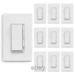 Interrupteur variateur numérique, 300W LED/CFL et 600W incandescent, pack de 10