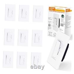 Interrupteur variateur numérique LED pour lumière LED/CFL/incandescente, atténuation par phrase coupée