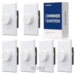 Interrupteur variateur numérique rotatif pour éclairage LED, CFL et incandescent dimmable 6