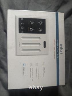 Interrupteur variateur pour maison intelligente blanc brillant