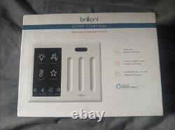 Interrupteur variateur pour maison intelligente blanc brillant