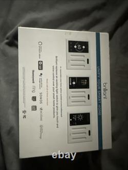 Interrupteur variateur pour maison intelligente blanc brillant