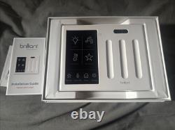 Interrupteur variateur pour maison intelligente blanc brillant