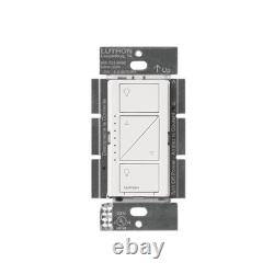 Interrupteur variateur sans fil Lutron Caseta Pro Pd-10nxd-wh 1000 Watt Blanc