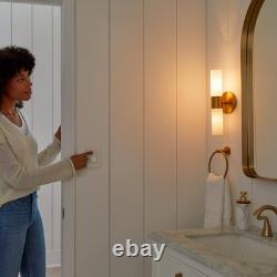 Interrupteur variateur tactile Sunnata avec plaque murale, pour ampoules LED, 150 avec 3 voies ou multi-placements