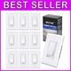 Interrupteurs Dimmer Slim, Paquet De 10, Monopolaire/3 Voies, 120v, Blanc