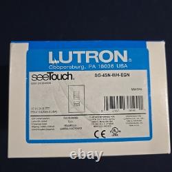 Interrupteurs et variateurs de lumière Lutron SG-4SN-WH-EGN EA 12v Classe 2 4 interrupteurs