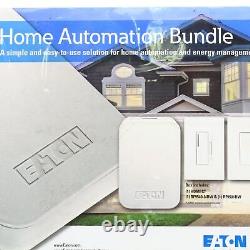 Kit d'automatisation domestique Eaton Hub Interrupteur à variateur WiFi Z-Wave RF HOMECT RF95KIT41