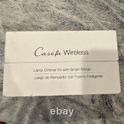 Kit de variateur de lampe sans fil Lutron Caseta avec pont intelligent et télécommandes P-BDG-PKG2P