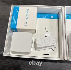Kit variateur sans fil Lutron Caseta 2 unités avec Smart Bridge et télécommandes P-BDG-PKG2P