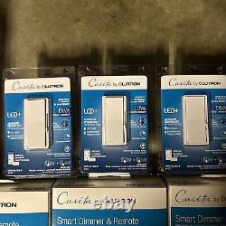 LOT DE 11 Variateurs intelligents Caseta Lutron DIVA DVRF-6L-WH-R (voir la description)