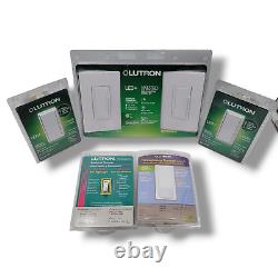 LOT Lutron Maestro + Sunnata LED+ Interrupteur gradateur simple ou multi-emplacement Nouveau