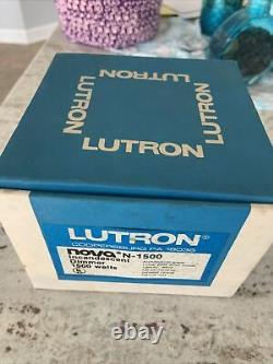 LUTRON N-1500 Nova Variateur mural d'intensité pour ampoules incandescentes en ivoire